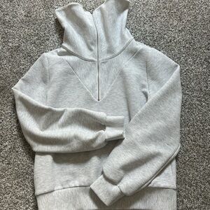 Chic Heather Gray Women's Cowl Neck Sweater-  Calia Carrie underwood